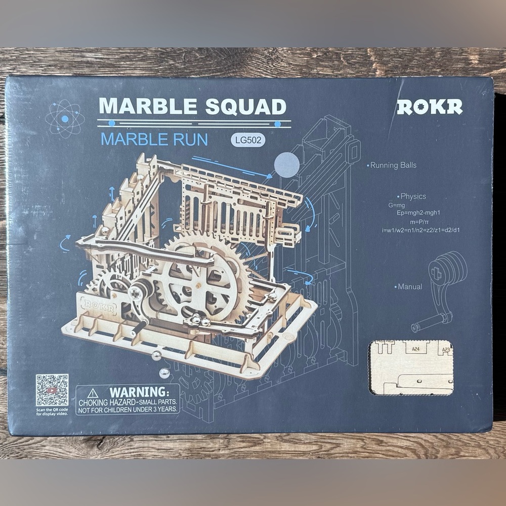 NEW ROKR 3D Wooden Puzzle Marble Run Model Building Kits Mechanical Puzzle - Picture 7 of 10
